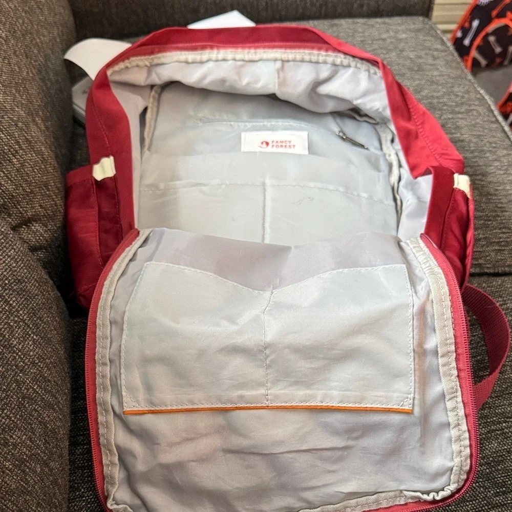 Kali Fancy Forest Red Backpack for Women - Picture 4 of 11